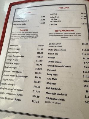 Menu photo 2 Robert's Frosty Coarsegold, CA
