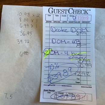 Mil's Bar & Grill - The bill should have been for $36.95 with tax 39.72. The discount was the bs customer service that Mil's offers regulars. - American Near Me - Patterson, California Mil's Bar & Grill - The bill should have been for $36.95 with tax 39.72. The discount was the bs customer service that Mil's offers regulars. - American Near Me - Patterson, California