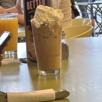 Snooze, an A.M. Eatery - The lady sitting next to me ordered this. Photo on the sly after she had taken a sip. Iced coffee. - Breakfast & Brunch Near Me - Phoenix, Arizona Snooze, an A.M. Eatery - The lady sitting next to me ordered this. Photo on the sly after she had taken a sip. Iced coffee. - Breakfast & Brunch Near Me - Phoenix, Arizona