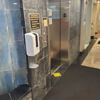 Sleep Inn & Suites - Sanitizer and elevator area - Hotels Near Me - Winchester, Virginia