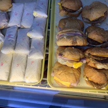 Donut Palace - a display of sandwiches and rolls - Donuts Near Me - Victoria, Texas Donut Palace - a display of sandwiches and rolls - Donuts Near Me - Victoria, Texas