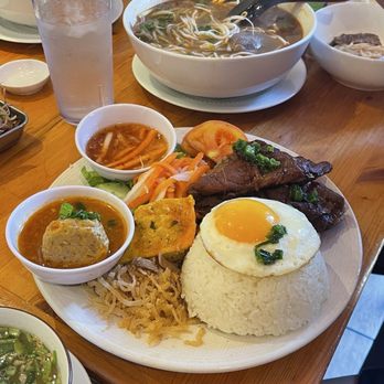 Patê Vietnamese Cuisine - Grill Pork or Spare Ribs and Egg-Meat Loaf / Cơm Thịt or Sườn Nướng & Chả Trứng Hấp - Vietnamese Near Me - Honolulu, Hawaii Patê Vietnamese Cuisine - Grill Pork or Spare Ribs and Egg-Meat Loaf / Cơm Thịt or Sườn Nướng & Chả Trứng Hấp - Vietnamese Near Me - Honolulu, Hawaii