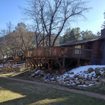 Kohl's Ranch Lodge - Two bedroom cabins, decks face Tonto Creek - Hotels Near Me - Payson, Arizona