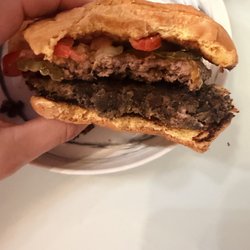 The Black Bean burger and it has another patty I didn't order and the whole thing smelled so foul.