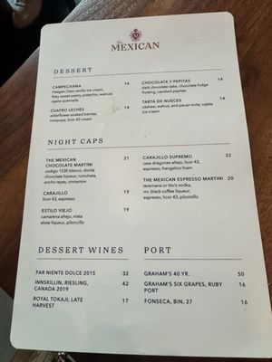 Menu photo 1 The Mexican Dallas, TX Menu photo 1 The Mexican Dallas, TX