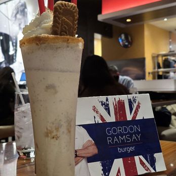 Gordon Ramsay Burger Las Vegas - This "milkshake" was fantastic! Slightly on the sweet side. - Burgers Near Me - Las Vegas, Nevada Gordon Ramsay Burger Las Vegas - This "milkshake" was fantastic! Slightly on the sweet side. - Burgers Near Me - Las Vegas, Nevada