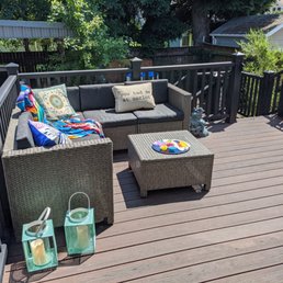 Beautiful deck constructed by Olympic Decks! Beautiful deck constructed by Olympic Decks!