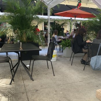 Ghee Indian Kitchen - Outside seating with tents - Indian Near Me - Miami, Florida