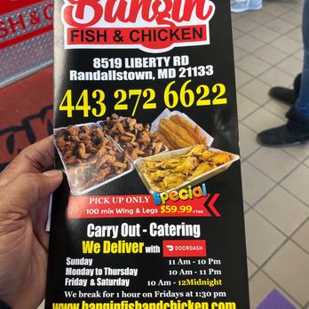 Bangin' Fish & Chicken - Seafood Near Me - Randallstown, Maryland Bangin' Fish & Chicken - Seafood Near Me - Randallstown, Maryland