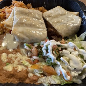 The Trailer Park - Steak Chimichanga from Catrina's. Delicious! - Food Court Near Me - Lebanon, Tennessee