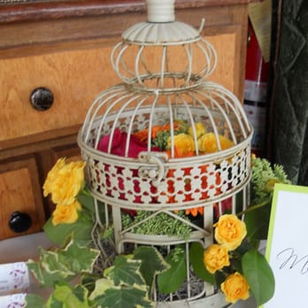 Laura Clare Floral Design - Bridal Shower Center Pieces- client provided birdcages. - Florists Near Me - Hoboken, New Jersey Laura Clare Floral Design - Bridal Shower Center Pieces- client provided birdcages. - Florists Near Me - Hoboken, New Jersey