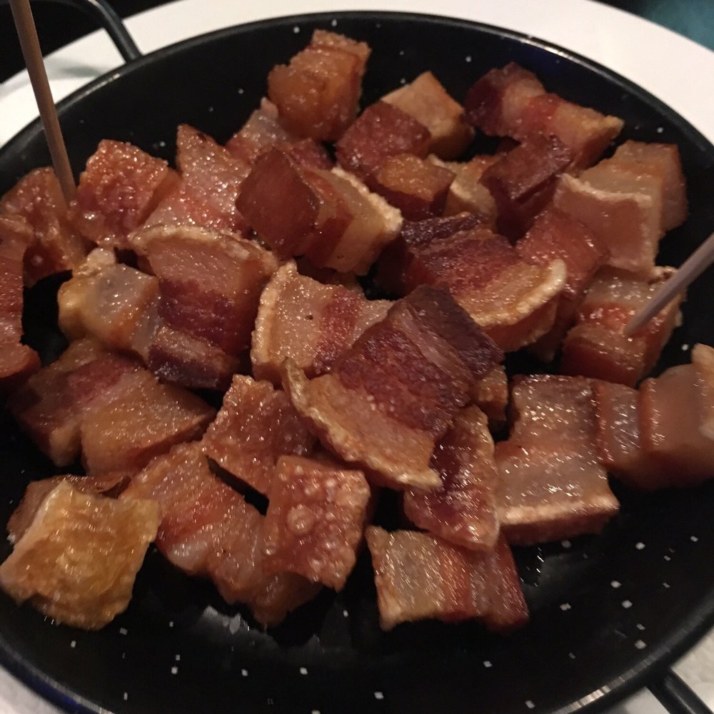 Xapakó - Rostes de Soria adobades (like sizzled pork belly) - Burgers Near Me - Barcelona, B