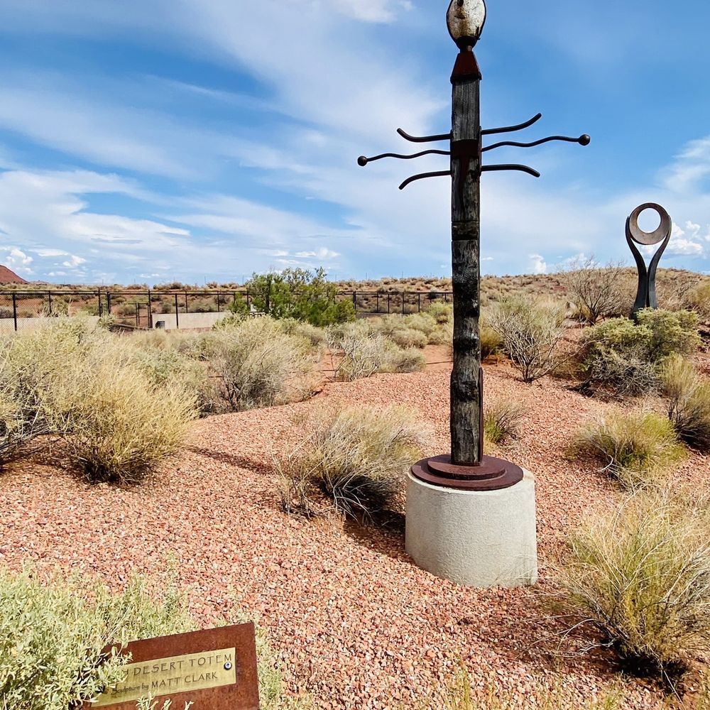 Kayenta Desert Rose Labyrinth - Desert Totem Pole - Public Art Near Me - Ivins, Utah Kayenta Desert Rose Labyrinth - Desert Totem Pole - Public Art Near Me - Ivins, Utah