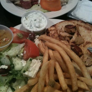 Michael's Restaurant - Chicken souvlaki platter!! - Diners Near Me - Astoria, New York Michael's Restaurant - Chicken souvlaki platter!! - Diners Near Me - Astoria, New York