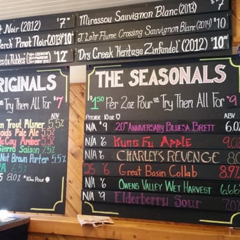 Mammoth Brewing - Brew list. Season beers were amazing! - Breweries Near Me - Mammoth Lakes, California Mammoth Brewing - Brew list. Season beers were amazing! - Breweries Near Me - Mammoth Lakes, California
