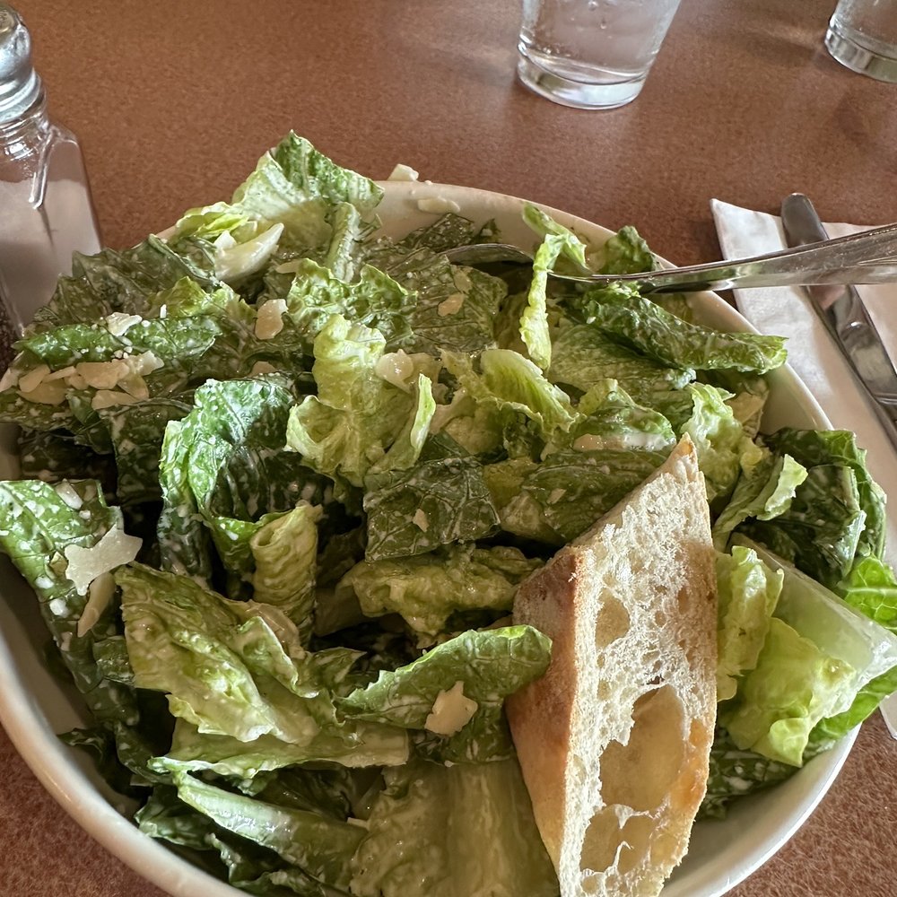 Fat Olives Restaurant - Half of a Ceasar salad (after I split with spouse) - Italian Near Me - Homer, Alaska Fat Olives Restaurant - Half of a Ceasar salad (after I split with spouse) - Italian Near Me - Homer, Alaska