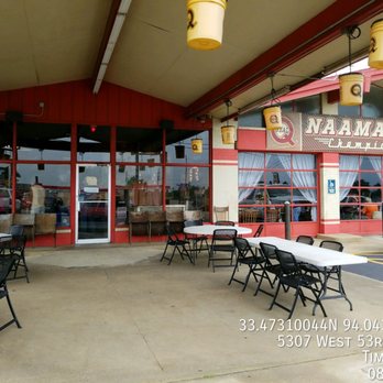 Naaman's BBQ - Dining outside is very comfortable in these chairs with rubber seat and backs! - Barbeque Near Me - Texarkana, Texas Naaman's BBQ - Dining outside is very comfortable in these chairs with rubber seat and backs! - Barbeque Near Me - Texarkana, Texas