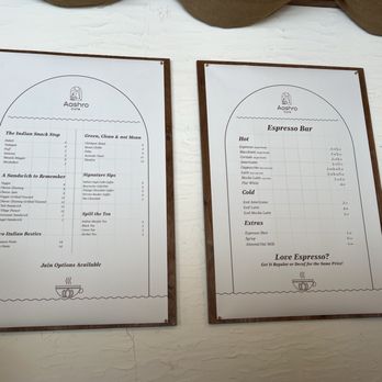 Aashro Cafe - Menu - Vegetarian Near Me - North York, Ontario