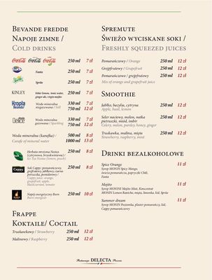 Menu photo 3 Delecta Kraków, MA