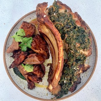 Lenoir - Koji-Cured Pork Steak - New American Near Me - Austin, Texas