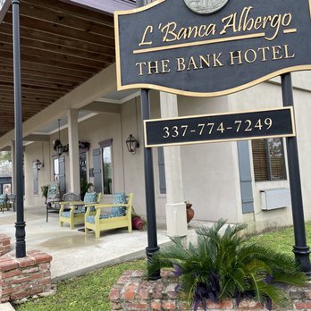 The Bank Hotel - Front face of the Bank Hotel - Hotels Near Me - Lake Arthur, Louisiana The Bank Hotel - Front face of the Bank Hotel - Hotels Near Me - Lake Arthur, Louisiana