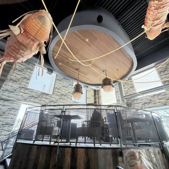 Sicilian Table - Elevated dining area with flying fish - Mediterranean Near Me - Falmouth, Maine