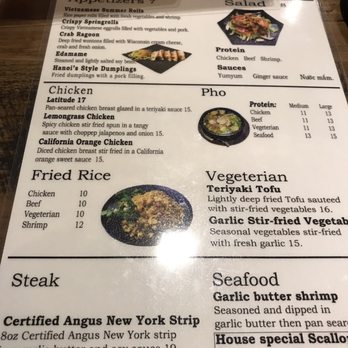 Evie’s Vietnamese Kitchen - Menu - Vietnamese Near Me - Menomonee Falls, Wisconsin