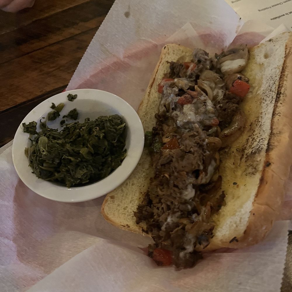 Flatwoods Cafe - Philly cheesesteak and turnip greens. Yummy! - Italian Near Me - Lamont, Florida Flatwoods Cafe - Philly cheesesteak and turnip greens. Yummy! - Italian Near Me - Lamont, Florida