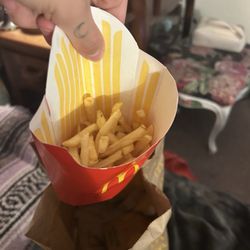 McDonald's - Half empty large fry