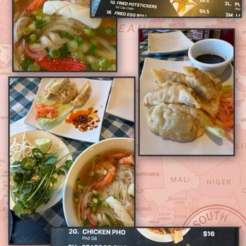 Divine9 Cuisine - 2H seafood pho and potstickers - Vietnamese Near Me - Bossier City, Louisiana Divine9 Cuisine - 2H seafood pho and potstickers - Vietnamese Near Me - Bossier City, Louisiana