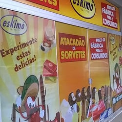 Eskimó - porta da sorveteria - skimó
