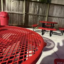 Cheat’s Cheesesteaks - 2 tables to sit at
