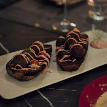 Mazal - falafel and eggplant $23 - Wine Bars Near Me - Los Angeles, California Mazal - falafel and eggplant $23 - Wine Bars Near Me - Los Angeles, California