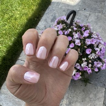 Sunshine Nails - Hard Gel with Chrome (1 coat OPI funny bunny, 2 coats OPI bubble bath) - Nail Salons Near Me - Rocklin, California Sunshine Nails - Hard Gel with Chrome (1 coat OPI funny bunny, 2 coats OPI bubble bath) - Nail Salons Near Me - Rocklin, California