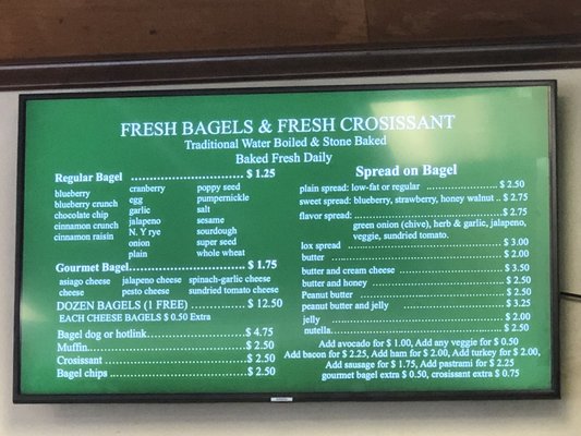 Menu photo 1 Main St Bagels Morgan Hill, CA