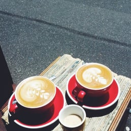 Flat whites. Flat whites.