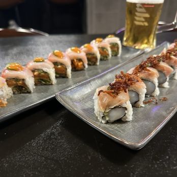 Hakumaru - Spicy Bae Scallop & Fire Lord Yuki Roll - Japanese Near Me - San Diego, California