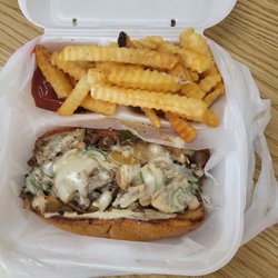 American Sandwich - Philly and fries