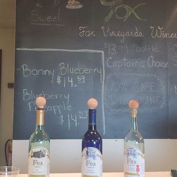 Fox Vineyards Winery - bottles of wine on a table - Wineries Near Me - Social Circle, Georgia