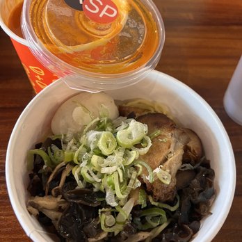 Bao and Broth - Tonkatsu Ramen pre-pour (spicy broth) - Ramen Near Me - Charlotte, North Carolina Bao and Broth - Tonkatsu Ramen pre-pour (spicy broth) - Ramen Near Me - Charlotte, North Carolina