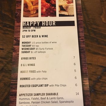 Olive & Lamb - Happy Hour Menu - Mediterranean Near Me - Minneapolis, Minnesota