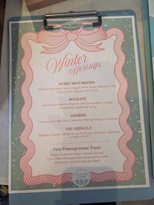 Menu photo 4 High Tide Coffee Oceanside, CA
