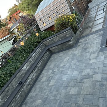NAB Construction - The patio before the pergola was installed - Masonry/Concrete Near Me - Walnut Creek, California