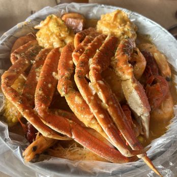 Cajun Boil - Seafood Combo #2, shrimp, crab legs, crawfish. - Cajun/Creole Near Me - Miami, Florida