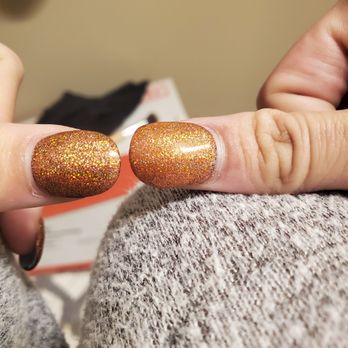 KT Nails - Different shape, length and color heavier on one vs the other - Nail Salons Near Me - Richmond, Virginia KT Nails - Different shape, length and color heavier on one vs the other - Nail Salons Near Me - Richmond, Virginia