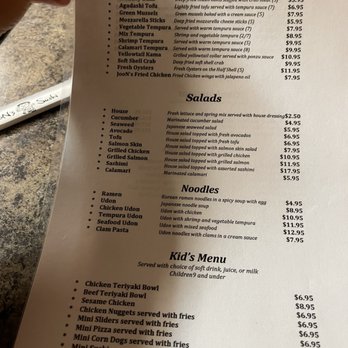 JooN's Sushi - Don't expect complimentary anything, not even edamame - Sushi Bars Near Me - Murrieta, California