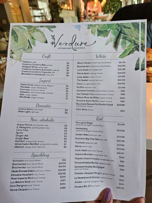 Menu photo 6 Verdure Kitchen & Cocktails Atlanta, GA Menu photo 6 Verdure Kitchen & Cocktails Atlanta, GA