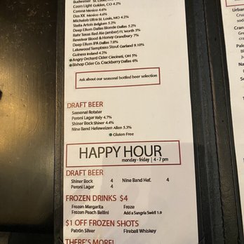 Urban Crust - Great appy hour menu!!! - Pizza Near Me - Plano, Texas Urban Crust - Great appy hour menu!!! - Pizza Near Me - Plano, Texas