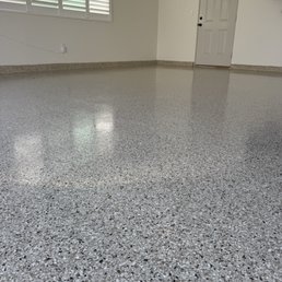 Our epoxy flooring looking sharp!