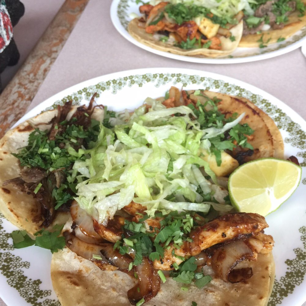 Tinga chicken, barbacoa, and el pastor! Tinga chicken, barbacoa, and el pastor!